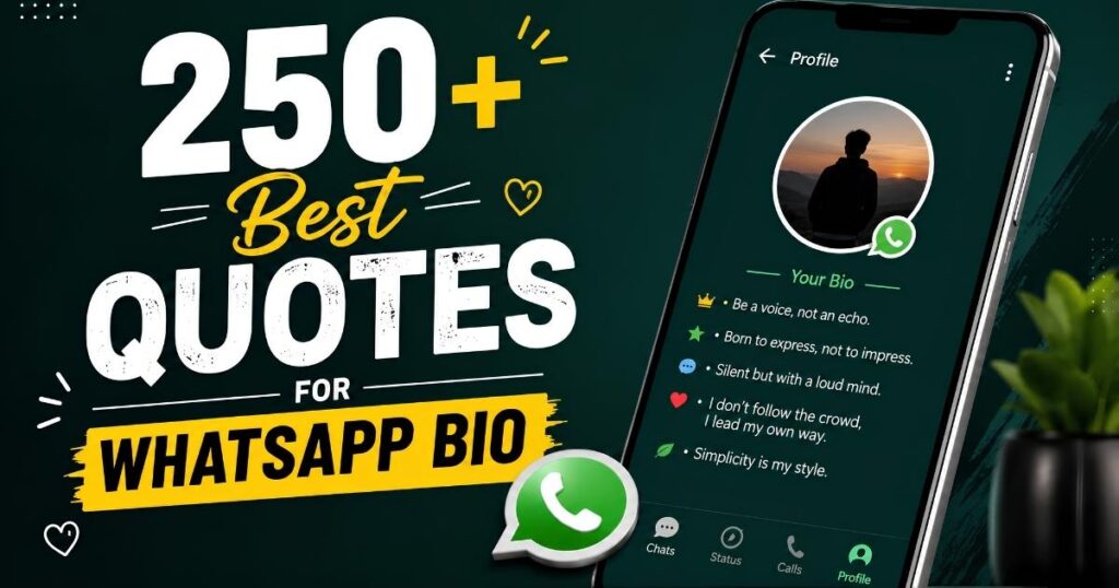 Quotes for WhatsApp Bio