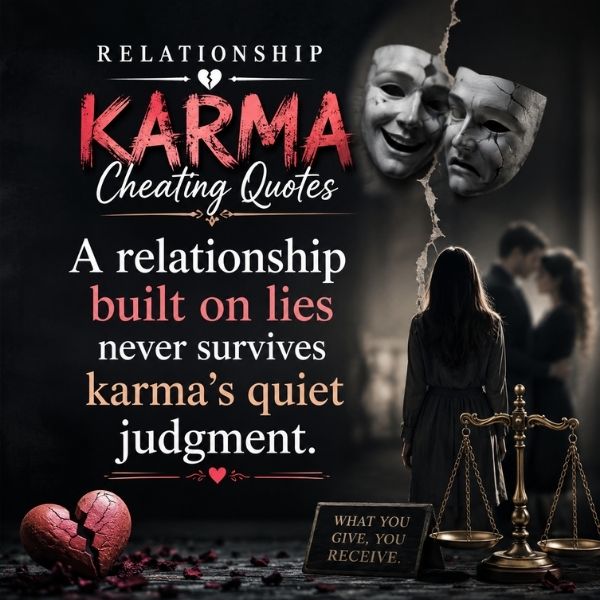 Relationship Karma Cheating Quotes