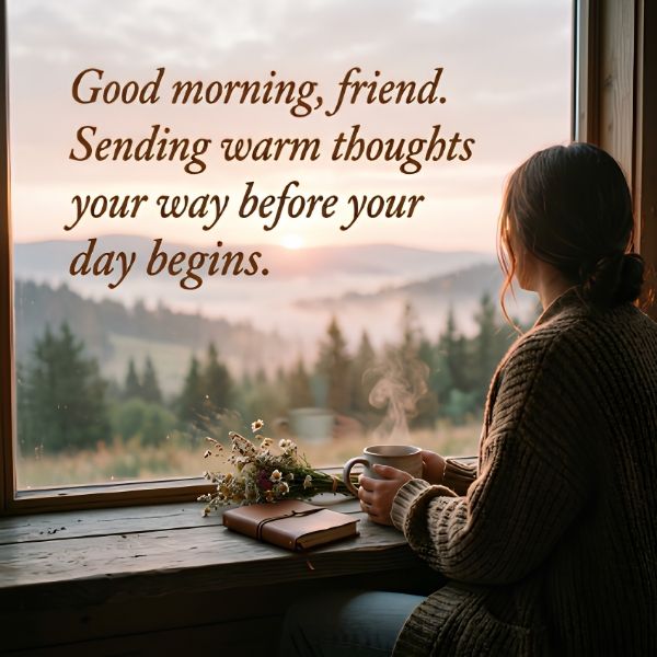 Sweet Good Morning Messages for a Friend