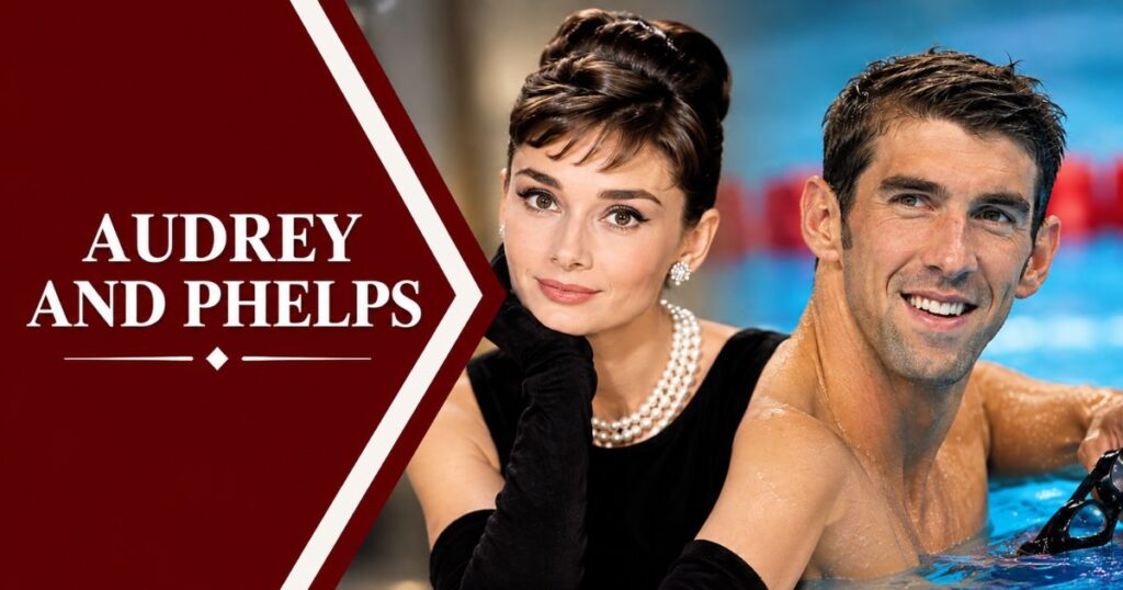 Audrey Hepburn and Michael Phelps